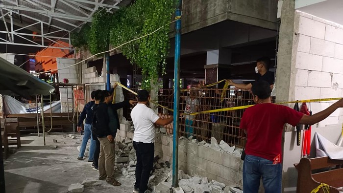 Pagar gereja di Cibinong Bogor dirusak (Dok istimewa)
