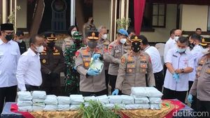 Penampakan 41,4 Kg Sabu yang Dimusnahkan Teddy Minahasa, Lalu Sisanya Dijual