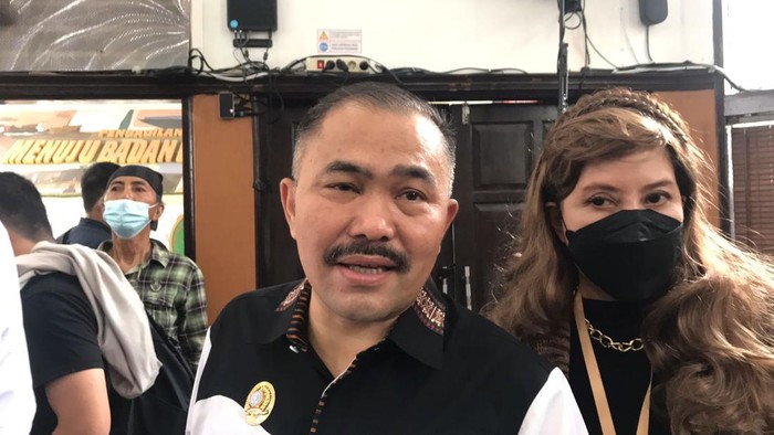 Pengacara keluarga Brigadir Yosua, Kamaruddin Simanjuntak (Wilda-detikcom)