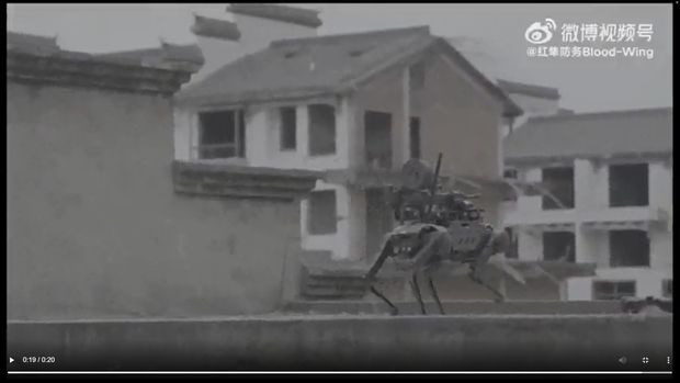 Robot militer China