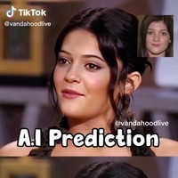 Dalam video, Kylie Jenner mengaku sejak dulu insecure dengan bibir tipisnya. Postingan itu pun menunjukkan bagaimana prediksi wajahnya jika tidak melakukan operasi plastik dan filler. Foto: TikTok @vandahoodlive