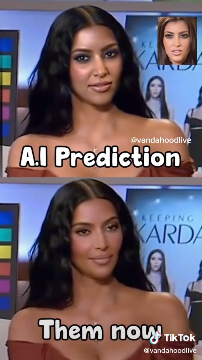 Video itu pun jadi viral dan mendapat berbagai tanggapan dari netizen. Beberapa setuju dengan prediksi AI tapi tak sedikit pula yang malah mengkritik pembuat postingan. Sejumlah netizen menyebut jika kebanyakan dari mereka hanya menggunakan gaya makeup yang berbeda. Postingan tersebut juga menuai perdebatan karena dianggap hanya menggunakan foto lama sebagai referensi. Foto: TikTok