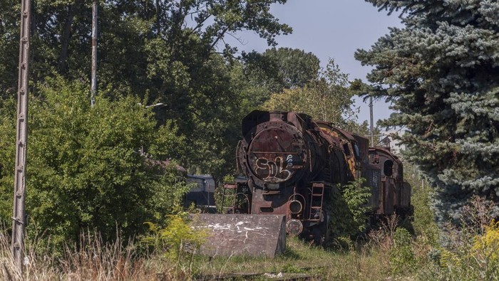 Abandoned Krakow Płaszów Train graveyard