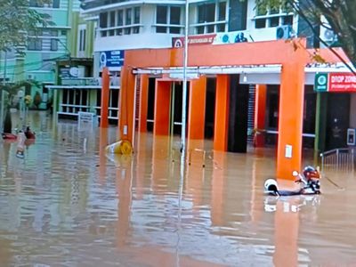 Potret RSUD Soedomo Trenggalek yang Terendam Banjir