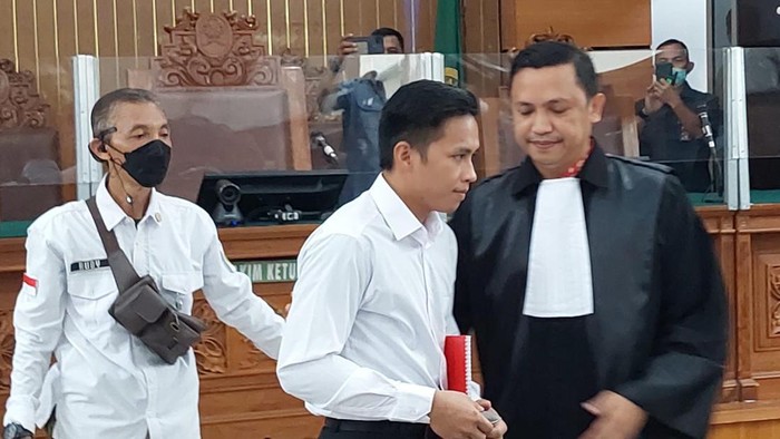 Bharada E Jalani Sidang Kasus Pembunuhan Brigadir J (Wilda-detikcom)