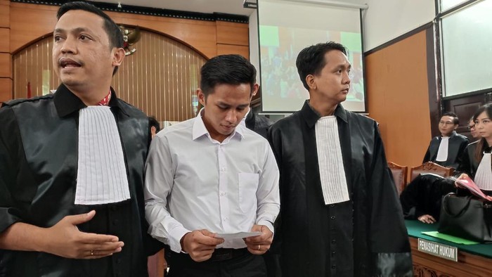 Bharada E Sampaikan Belasungkawa dan Permohonan Maaf (Wilda-detikcom)