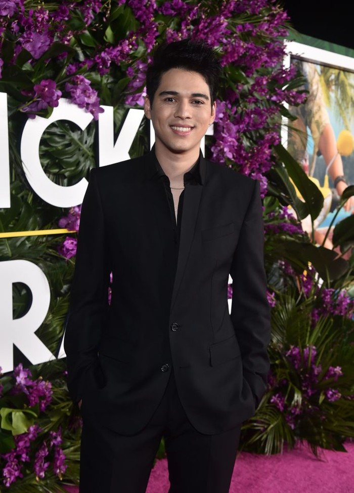 LOS ANGELES, CALIFORNIA - OCTOBER 17: Maxime Bouttier attends the premiere of Universal Pictures' 