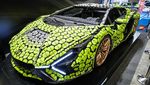 Mirip Banget, Lamborghini Ini Terbuat dari Kepingan Lego