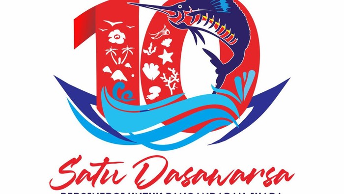 Logo HUT ke-10 Pangandaran