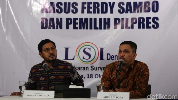 LSI Denny JA Petakan Sikap Pemilih Capres Soal Kepercayaan Polri