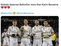 Karim Benzema Raih Ballon dOr, Netizen Kaitkan dengan Zidane