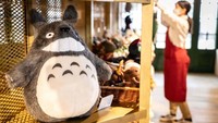 Di Studio Ghibli Theme Park pengunjung akan melihat tempat-tempat ikonik dari film-film Studio Ghibli seakan dihidupkan di berbagai area. (Yuichi Yamazaki/AFP/Getty Images)