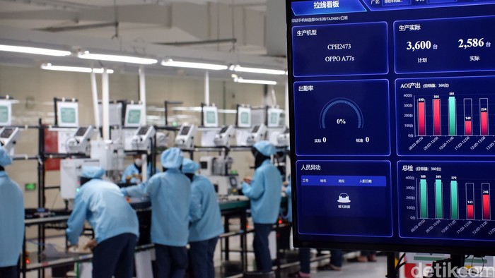 Pabrik baru Oppo di Periuk, Kota Tangerang, Banten
