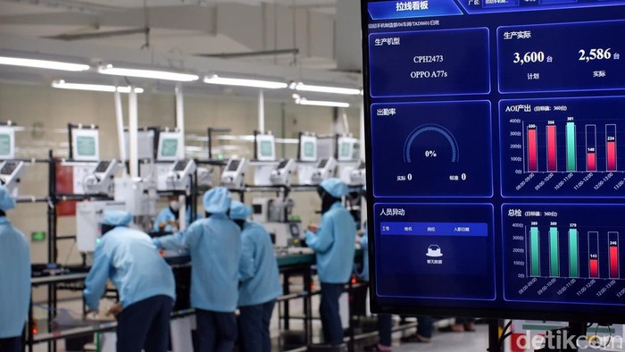 Pabrik baru Oppo di Periuk, Kota Tangerang, Banten