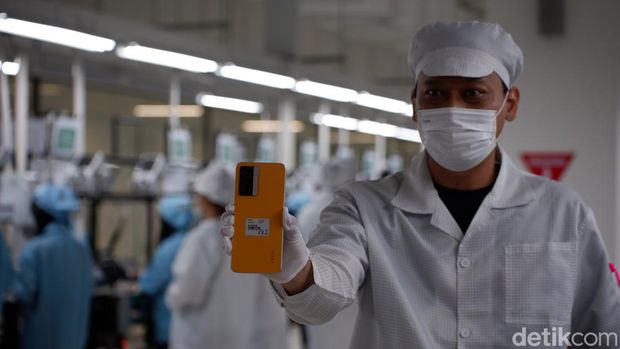Pabrik baru Oppo di Periuk, Kota Tangerang, Banten