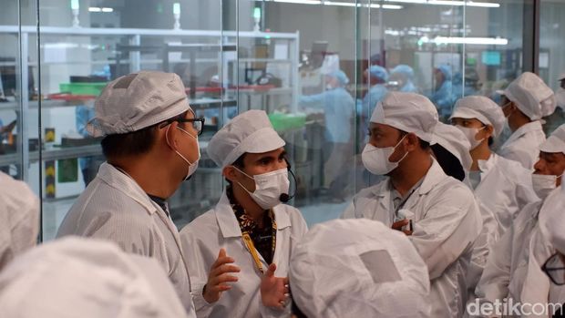 Pabrik baru Oppo di Periuk, Kota Tangerang, Banten