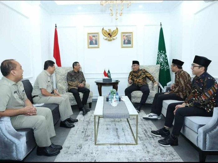 Pertemuan Pj Gubernur DKI Heru Budi dengan Ketum PBNU (dok. Istimewa)