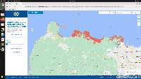 Sepanjang pesisir wilayah Domas hingga Pluau Cangkir, kawasan sekitaran PIK terancam hilang 2030.