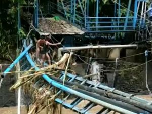 Sejumlah Instalasi Air Bersih di Tabanan Rusak Diterjang Banjir Bandang