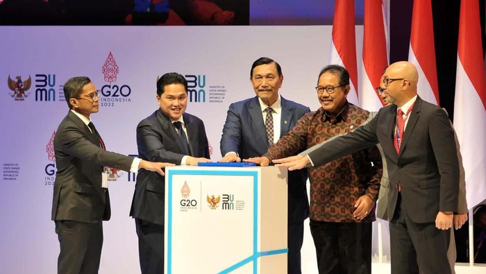 SOE International Conference 2022 digelar di Nusa Dua Bali, Senin (17/10). Dalam acara itu, Dirut PLN optimistis, PLN mampu mencapai Net Zero Emission (NZE) pada 2060.