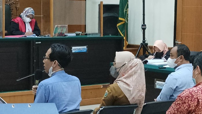 Sidang kasus korupsi lahan SMKN 7 Tangsel (Bahtiar-detikcom)