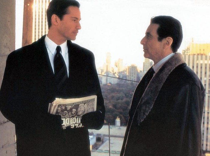 Cuplikan adegan di The Devils Advocate.