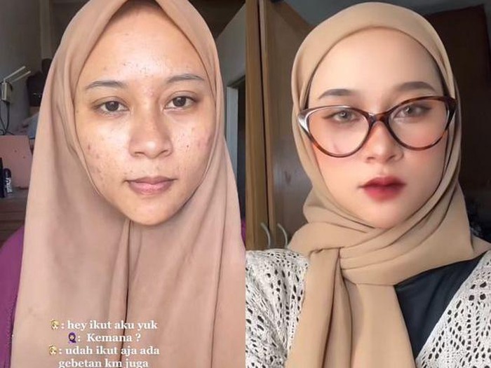 Transformasi wanita ini viral di media sosial, dikira beda orang bikin takjub. Transformasi wanita ini viral di media sosial, dikira beda orang bikin takjub.