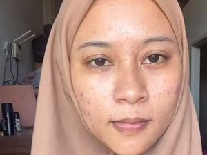 Transformasi Wanita Viral Hasil Makeup Bikin Terkejut Dikira Beda Orang