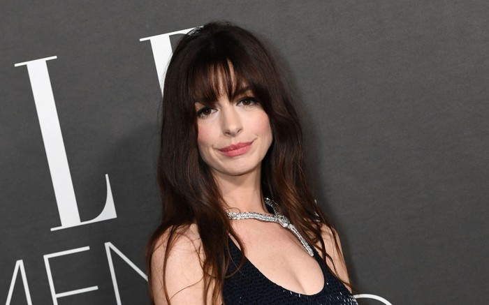 1244048351 US actress Anne Hathaway attends the 29th Annual ELLE Women In Hollywood Celebration at The Getty Center in Los Angeles, California, on October 17, 2022. (Photo by VALERIE MACON / AFP) (Photo by VALERIE MACON/AFP via Getty Images)