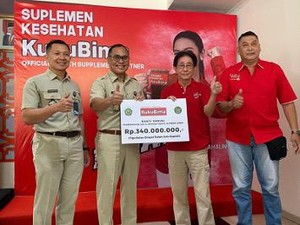Suplemen Kuku Bima Sido Muncul Donasi Rp 340 Juta ke RSGM UNJANI