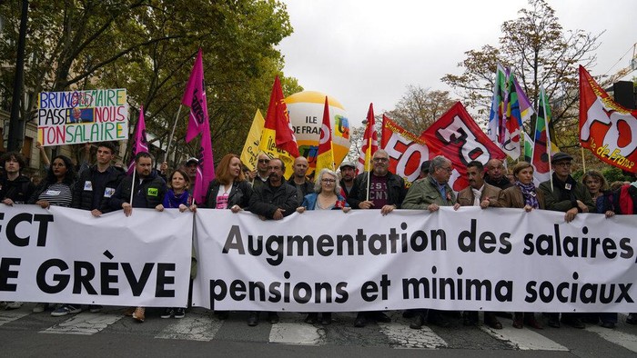 Ribuan Pekerja Prancis Mogok, Tuntut Kenaikan Upah Gegara Inflasi