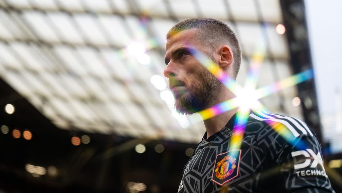 Kontrak David de Gea di Manchester United segera habis. Apakah De Gea akan mendapatkan kontrak baru lagi? (Foto: Manchester United via Getty Imag/Ash Donelon)