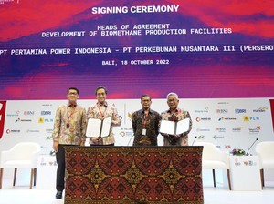 Pertamina-PTPN Kerja Sama Produksi Energi Biometan Pakai Limbah Sawit