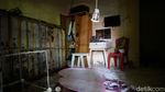 Foto Bekas Ledakan Misterius di Sengkang berujung Staf Kejari Wajo Terbakar