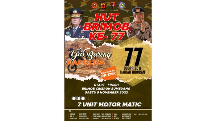 Gas Bareng Kapolda Jabar.