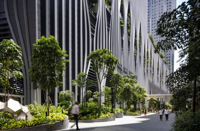 Gedung CapitaSpring di Singapura Gedung CapitaSpring di Singapura