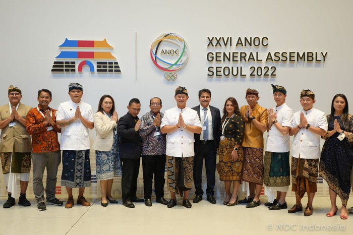 Persentasi Indonesia tuai respons positif di ANOC General Assembly, Korea. Bali kian percaya diri menjadi tuan rumah World Beach Games tahun depan.