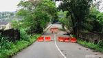 Kondisi Terkini Tebing Longsor di Ujung Jembatan Cisadane