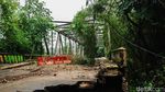 Kondisi Terkini Tebing Longsor di Ujung Jembatan Cisadane