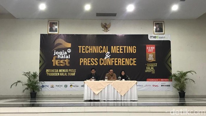 Konferensi pers Jogja Hala Fest, Rabu (19/10/2022).