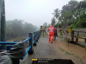 Pegawai PDAM Terpeleset saat Bersihkan Dam-Terseret Arus Sungai Ayung