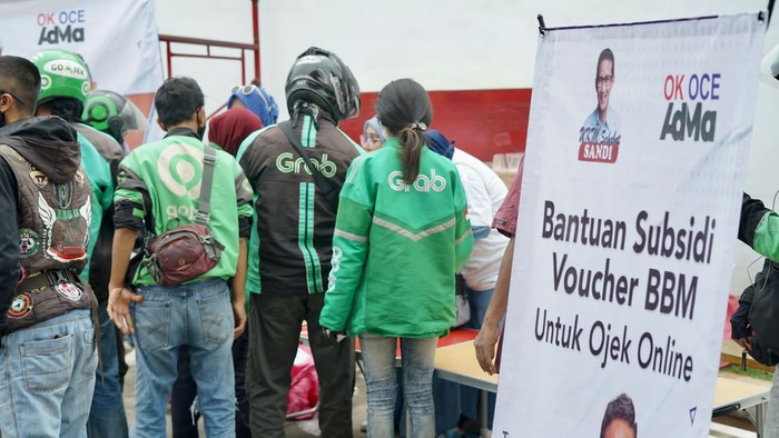 Ojol Dukung Sandiaga