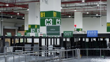 Berbeda dengan sebelumnya, kapasitas warehouse bisa menampung 2 kali lipat dari pabrik pertama. Foto: Adi Fida Rahman/detikINET