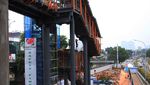 Progres Terkini Skywalk Penghubung Stasiun-Halte Kebayoran Lama