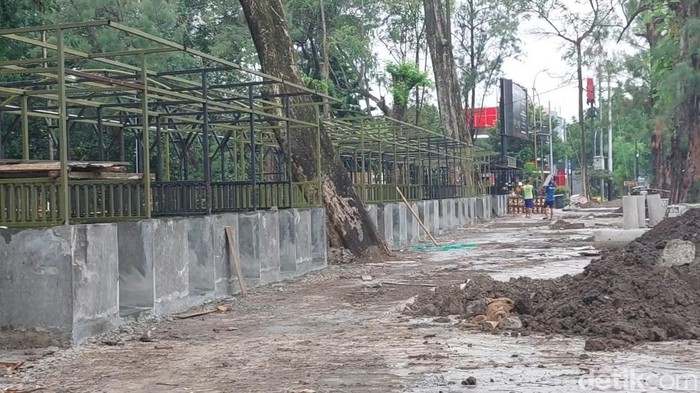 Revitalisasi Manahan Solo, Rabu (19/10/2022).