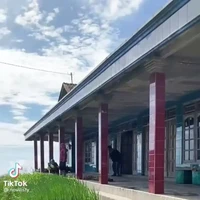 Bagian halaman depan rumah Novi yang terletak di Boyolali itu tampak dimanfaatkan untuk menanam daun bawang. Pekarangan rumahnya pun terlihat cukup luas. Foto: TikTok/@novilisty_