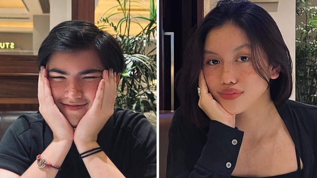 Anak Olla Ramlan, Sean Mikael Alexander dan putri Nikita Mirzani, Laura Meizani Mawardi, tampaknya kini sudah resmi berpacaran. Hal itu terlihat jelas di media sosial keduanya. Baik Sean maupun Laura sama-sama terlihat beberapa kali mengunggah momen romantis kebersamaan mereka. Foto: dok. Instagram/@1auramm