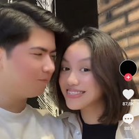 Dalam unggahan Instagramnya Laura menuliskan keterangan Always forever. Sementara Sean menulis keterangan You & Me di foto unggahannya bersama Laura. Foto: TikTok/@1auramm