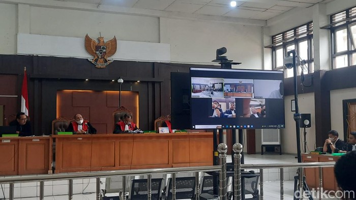 Sidang vonis AKBP Dalizon, terdakwa kasus suap Dinas PUPR Musi Banyuasin.