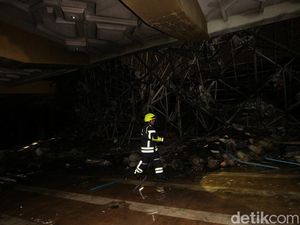 Polres Libatkan Puslabfor Selidiki Penyebab Kubah JIC Terbakar